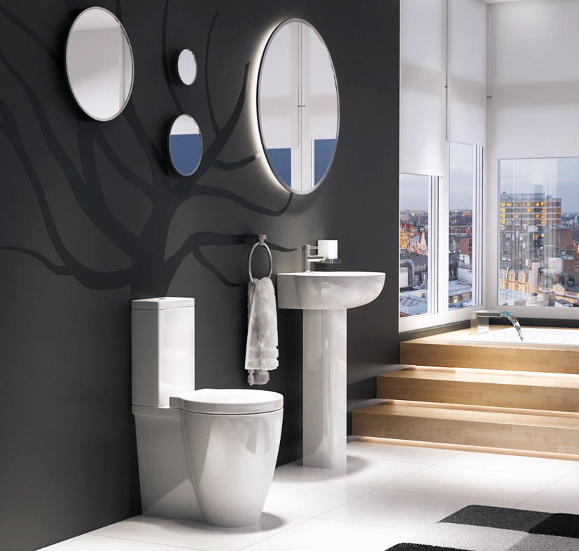The Milano Basin & Pedestal from VIP Bathrooms - now only 85.99 GBP!